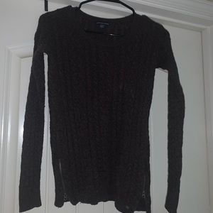 American eagle dark purple long sleeve
